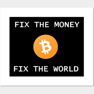 Fix the world BTC Posters and Art